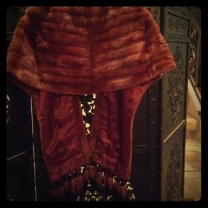 Vintage Brown Ermin Stole
